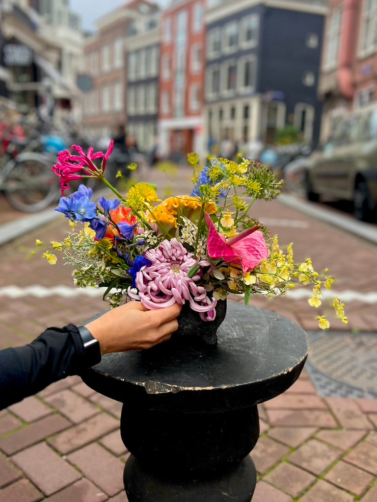 Tafel decoratie in keramische pot | 3 versies