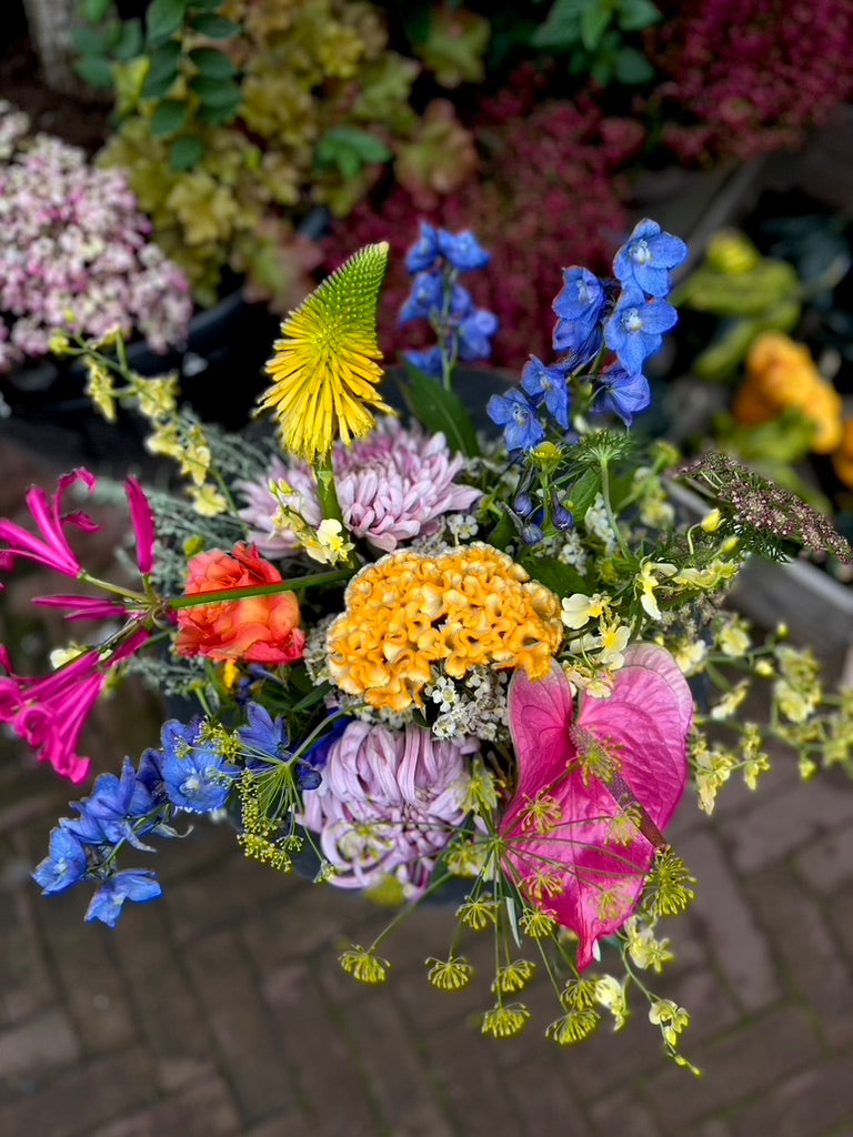 Tafel decoratie in keramische pot | 3 versies thumbnail