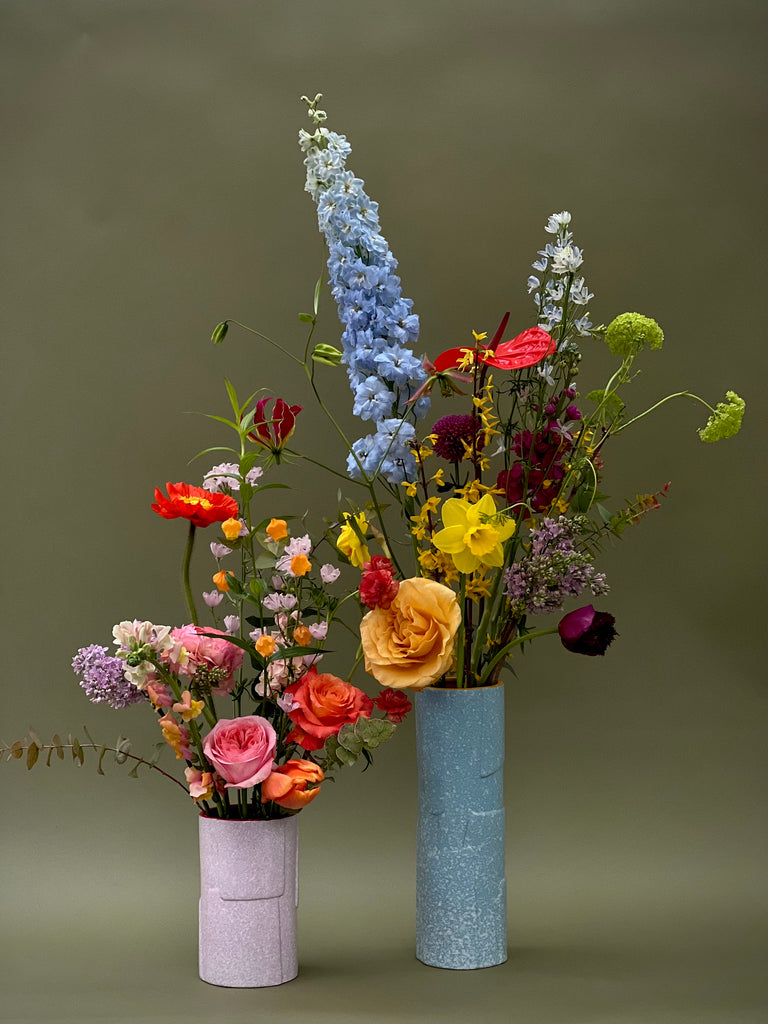 &Klevering Flake Vase; Pink