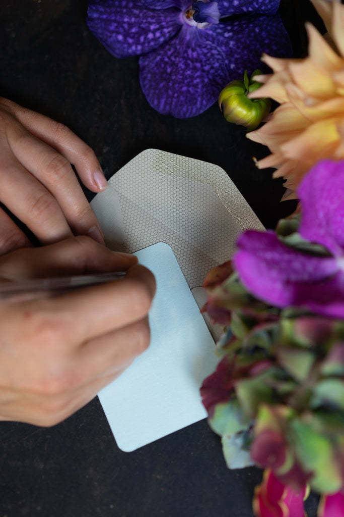 Handgeschreven Minikaart | Ooievaar | Jongetje thumbnail