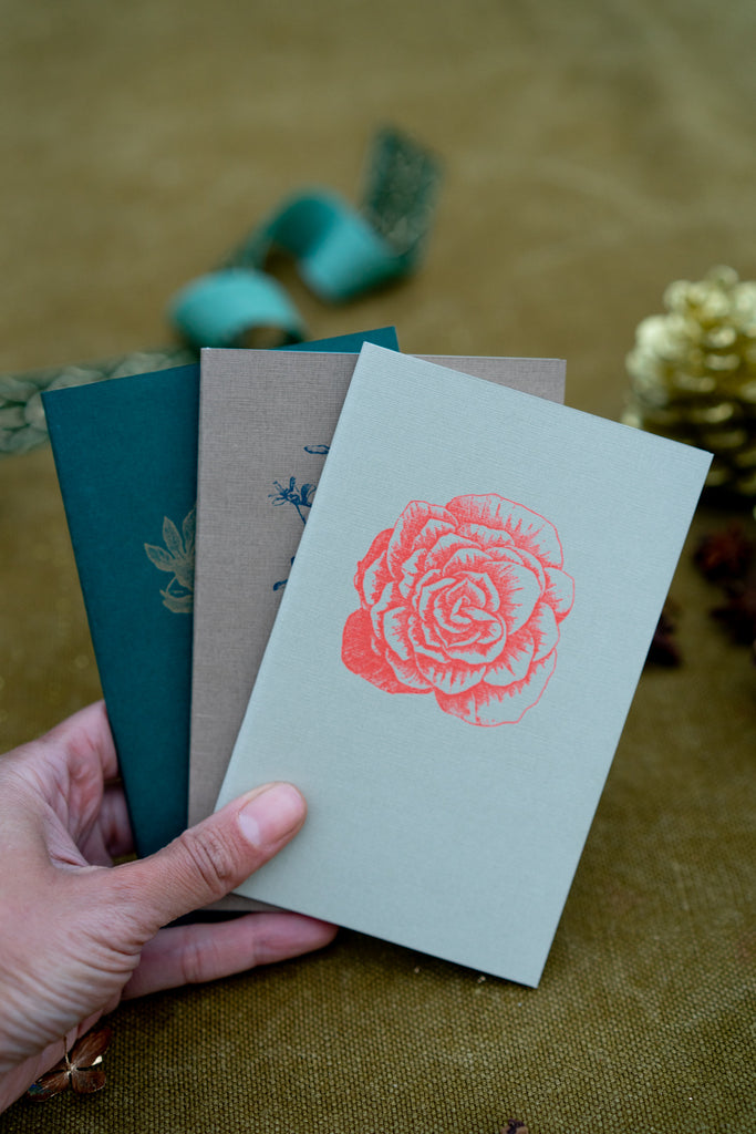 Set van 3 notitieboekjes | Cadeauset met potlood