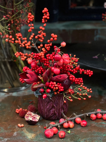 Winter Monochrome | Bouquet & Vase