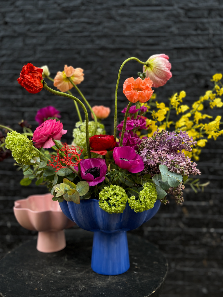 &Klevering Bowl Vases Pink & Blue | 2 sizes starting from;