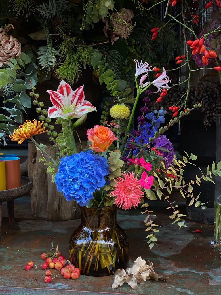 Amber Spice | Vase only & Flower Set