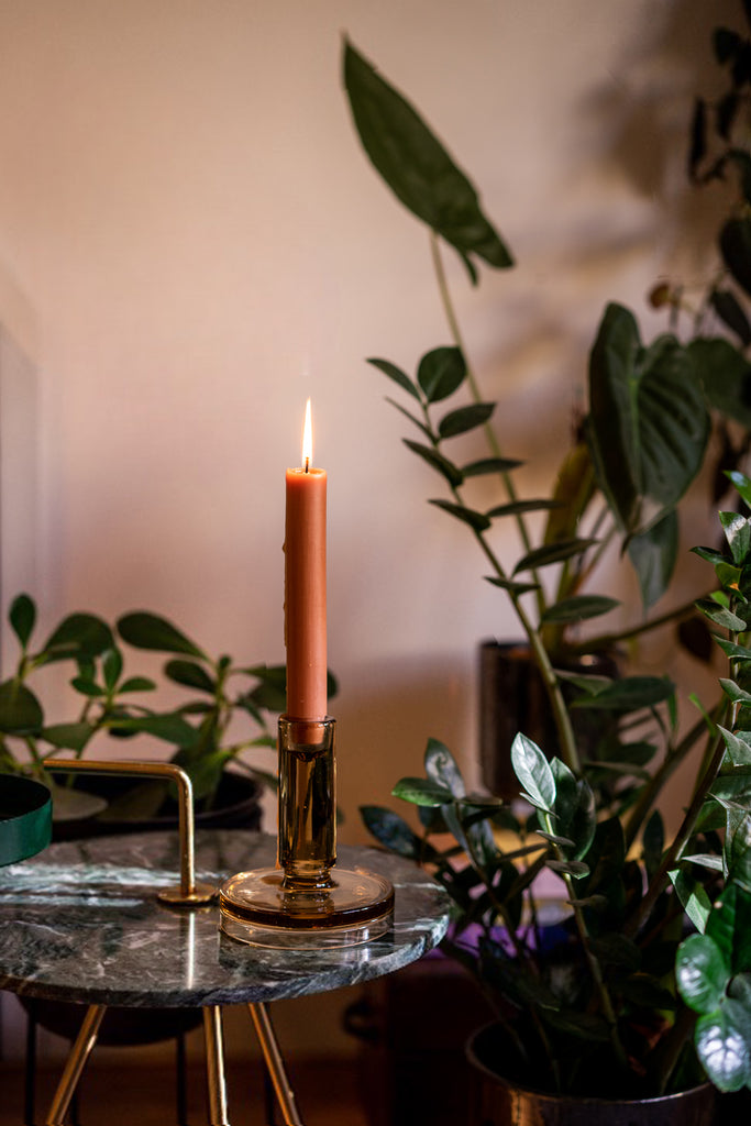 Broste Petra glass candleholder