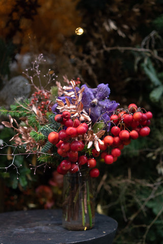 Winter posy - deliver seasonal festive joy