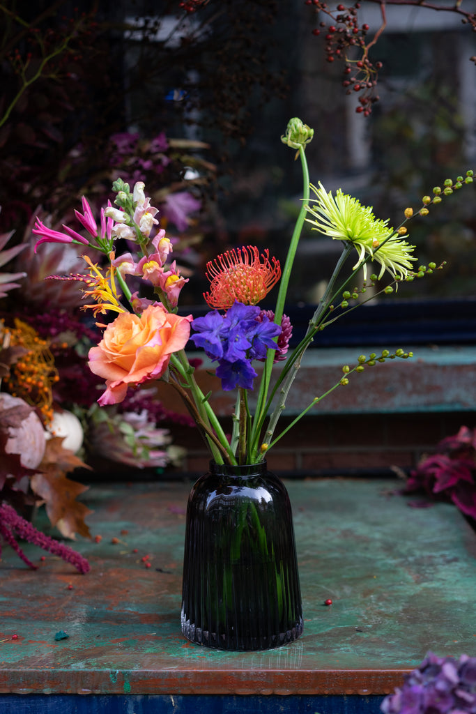 Fidrio Ribs | Bouquet & Vase
