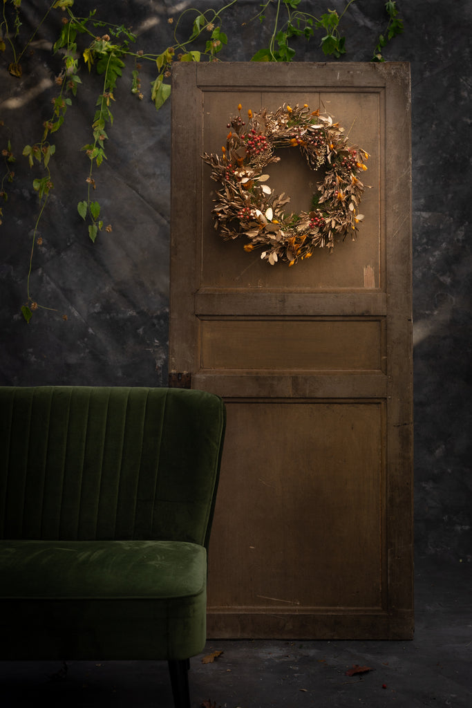 Oud Goud Kerstkrans thumbnail